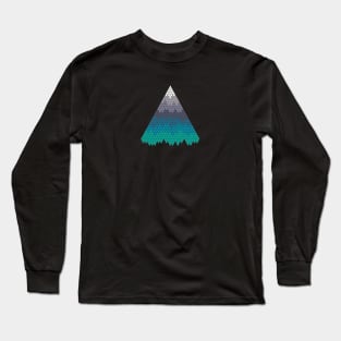 Geometric Mountain Long Sleeve T-Shirt